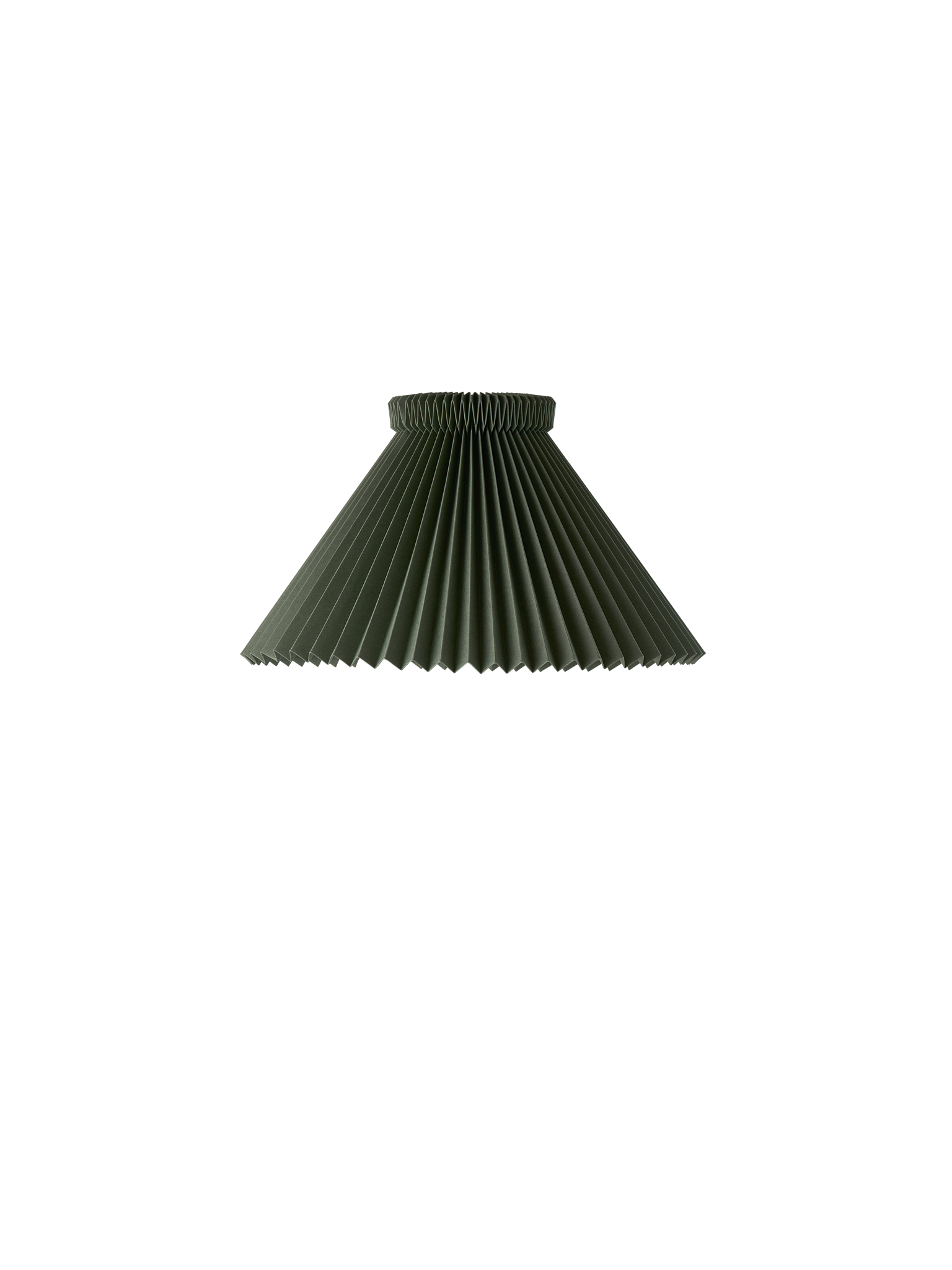 Leklint1 Lampshade 19Cm Mossgreen Paper Packshot1